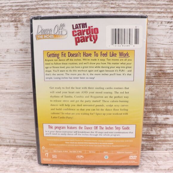 Dance Off The Inches Latin Cardio Party (DVD) DOI NEW - Picture 2 of 2